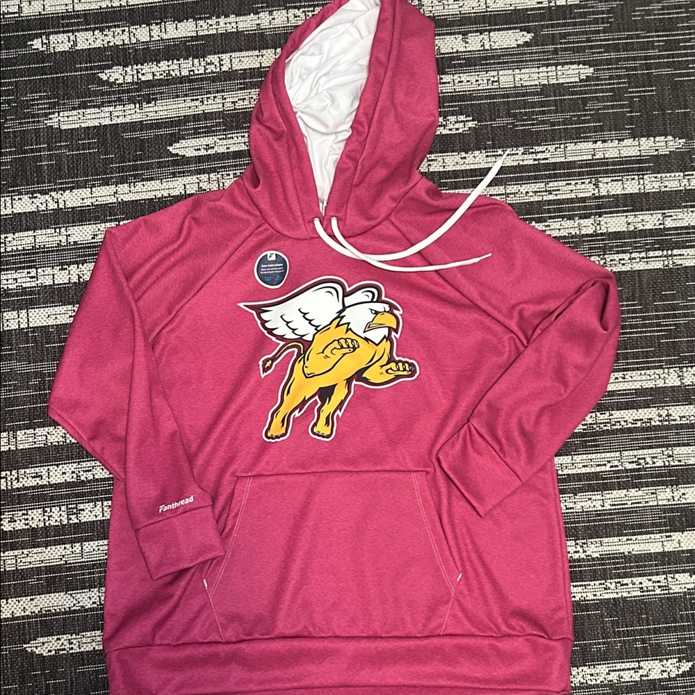 Fanthread Seton Hill Griffins Pink Hoodie with Logo